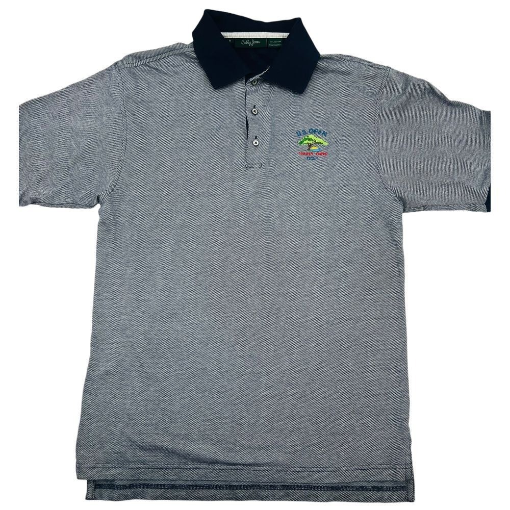 Bobby Jones 121st US Open 2021 Torrey Pines Golf Polo Gray Mens Medium Cotton